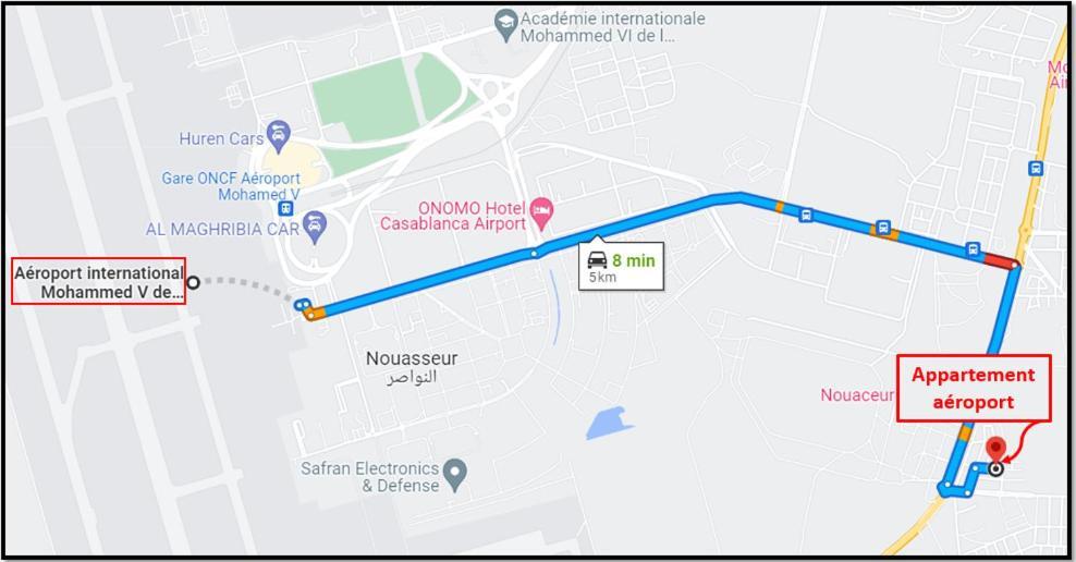 Appartement Aeroport Casablanca Nouaceur Екстериор снимка